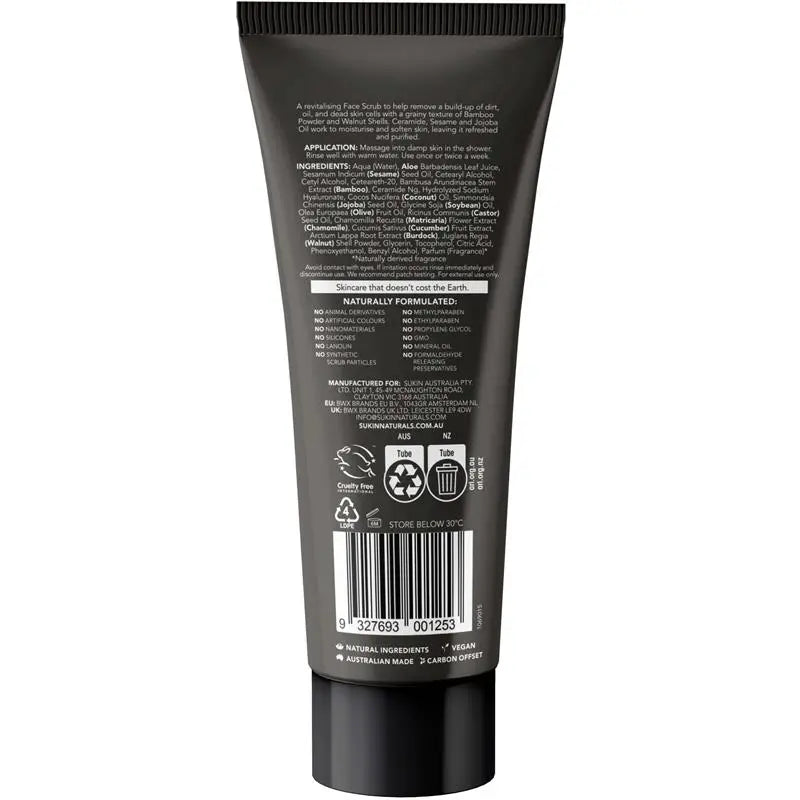Sukin For Men Facial Scrub 125ml