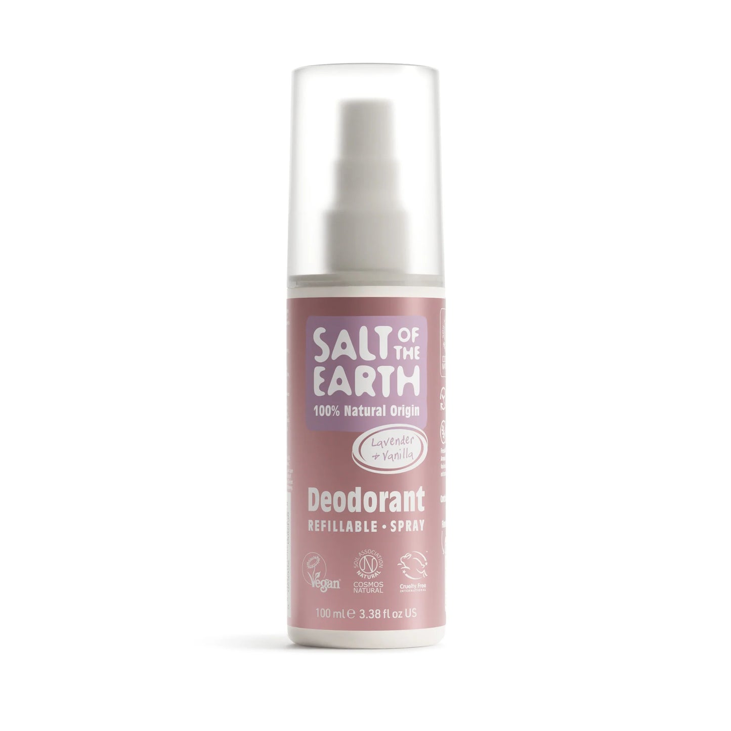 Salt Of The Earth Lavender Vanilla Deodorant Spray 100ml