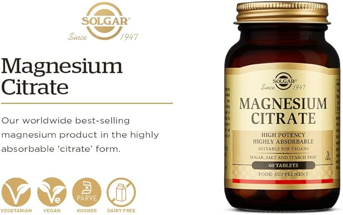 Solgar Magnesium Citrate 60s
