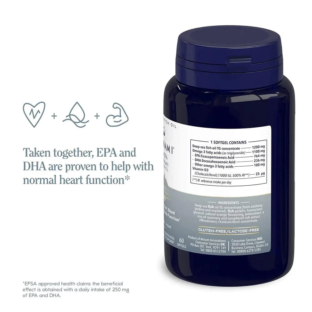 Minami MorEPA Platinum 60 Softgels