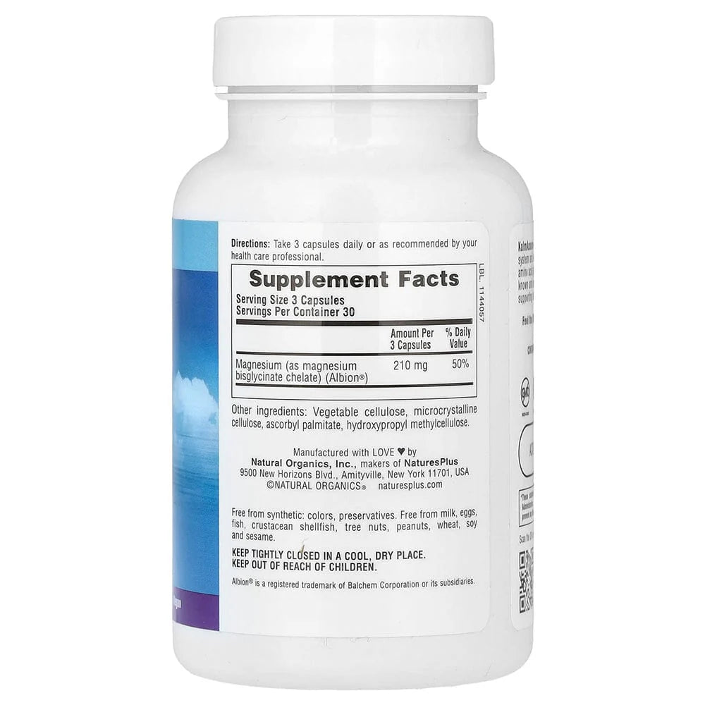Nature's Plus Magnesium Glycinate 180 Capsules