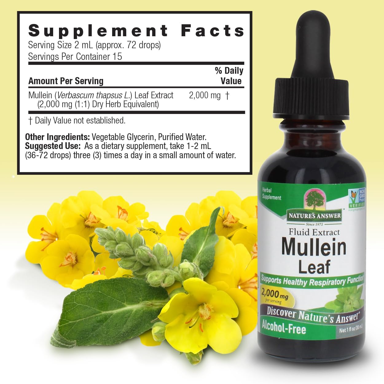 Nature's Answer Mullein Leaf 30ml