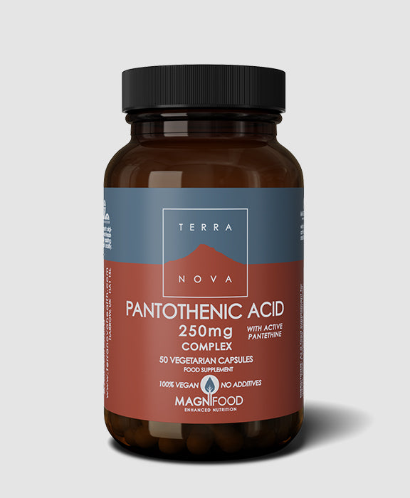Terranova Pantothenic Acid (with Pantethine) 250mg Complex