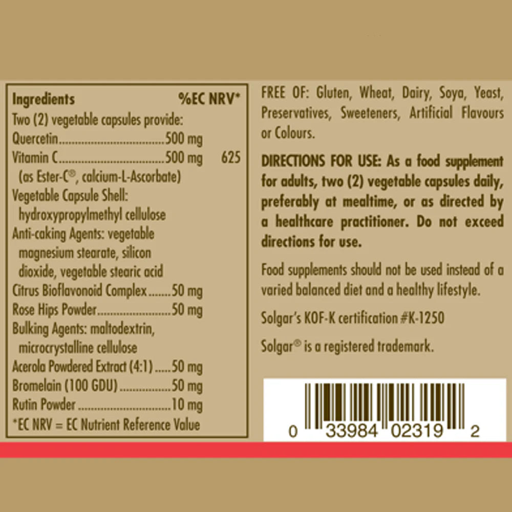 Solgar Quercetin Complex 50s