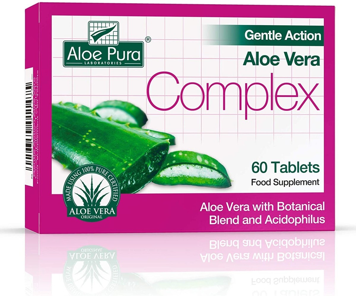 Aloe Pura Gentle Action Complex formerly Colon Cleanse 60Tablets