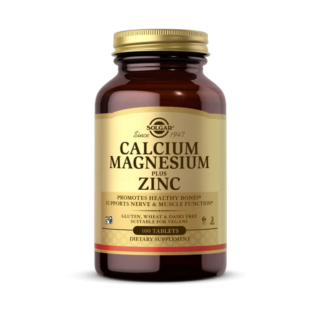 Solgar Calcium/Magnesium/Zinc Tablets 100 Tablets`