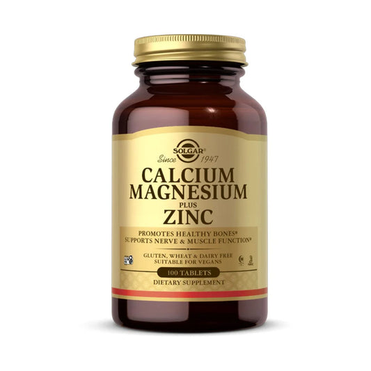 Solgar Calcium/Magnesium/Zinc Tablets 100 Tablets`