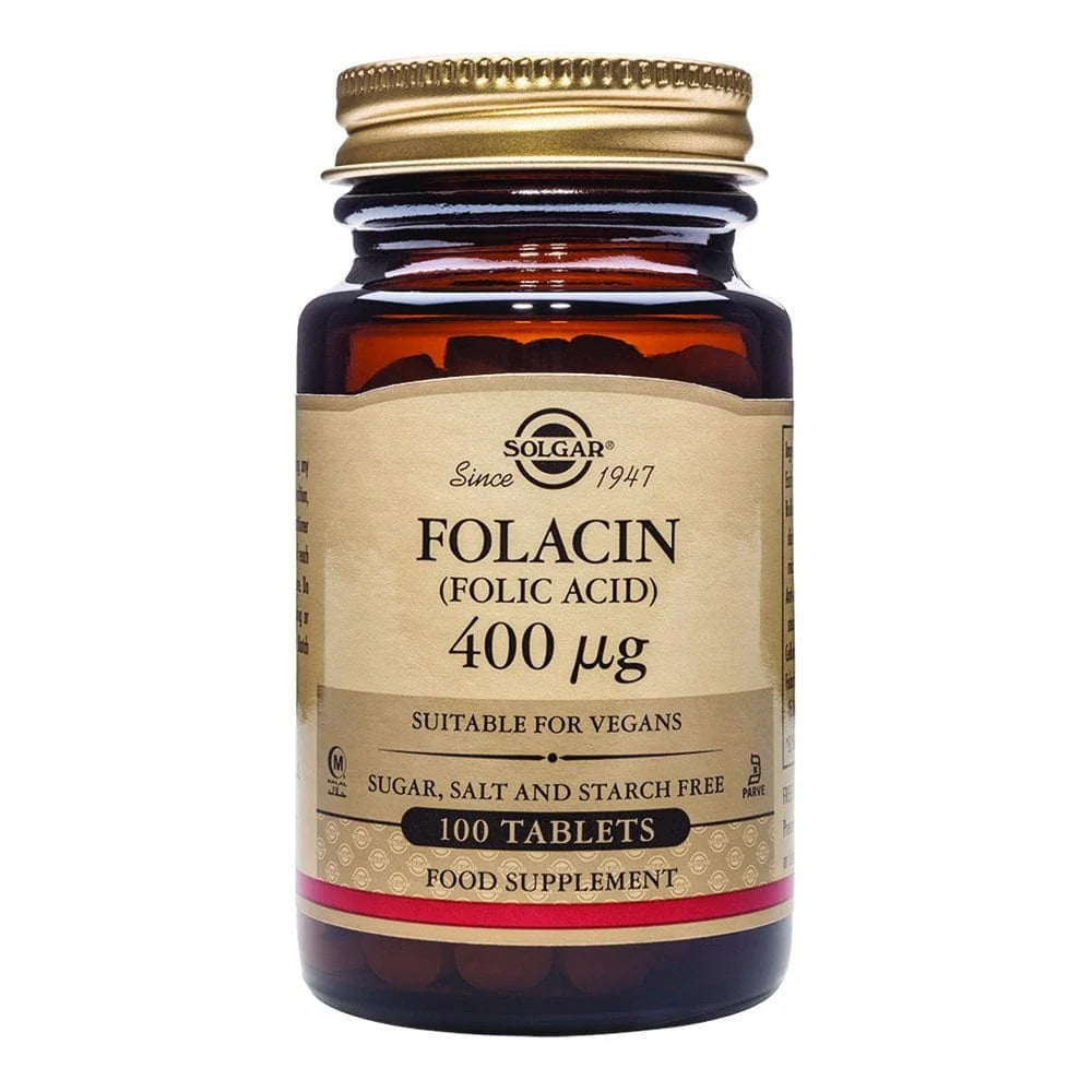 Solgar Folacin (Folic Acid) 400mg 100 Tablets