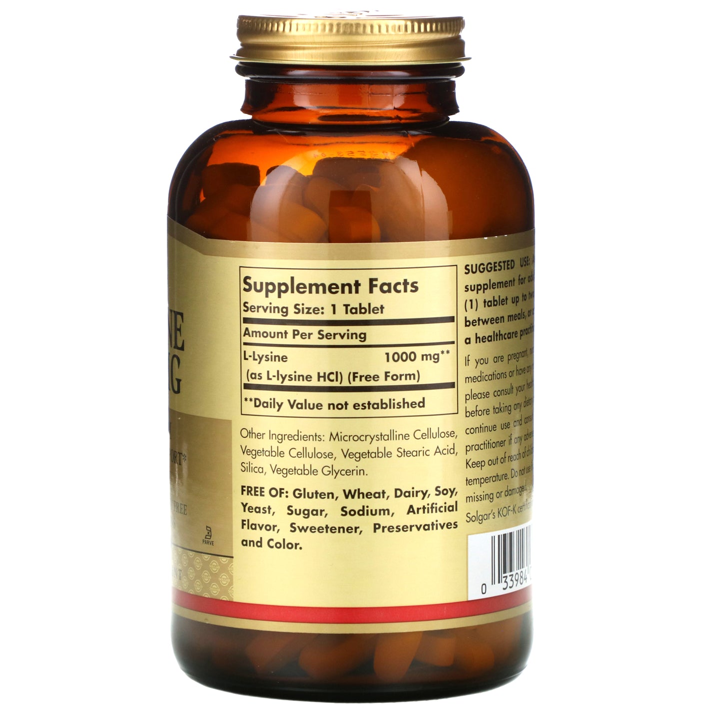 Solgar Lysine 1000mg