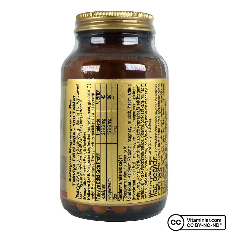 Sol Calcium Magnesium plus Boron Tablets 100
