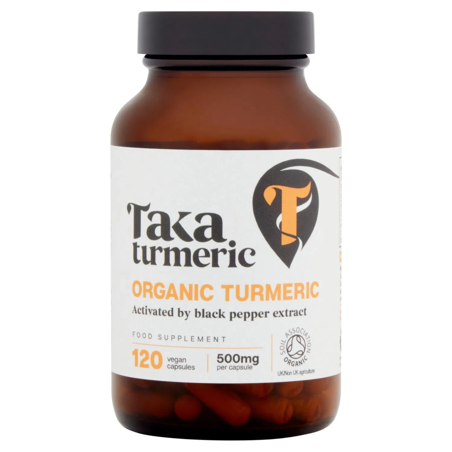 Taka Turmeric Organic Turmeric 120 Capsules