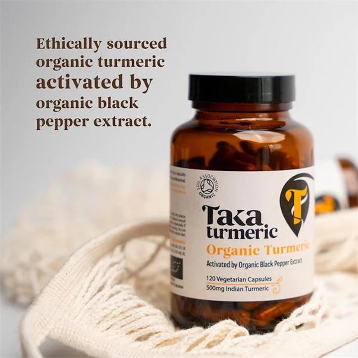 Taka Turmeric Organic Turmeric 120 Capsules