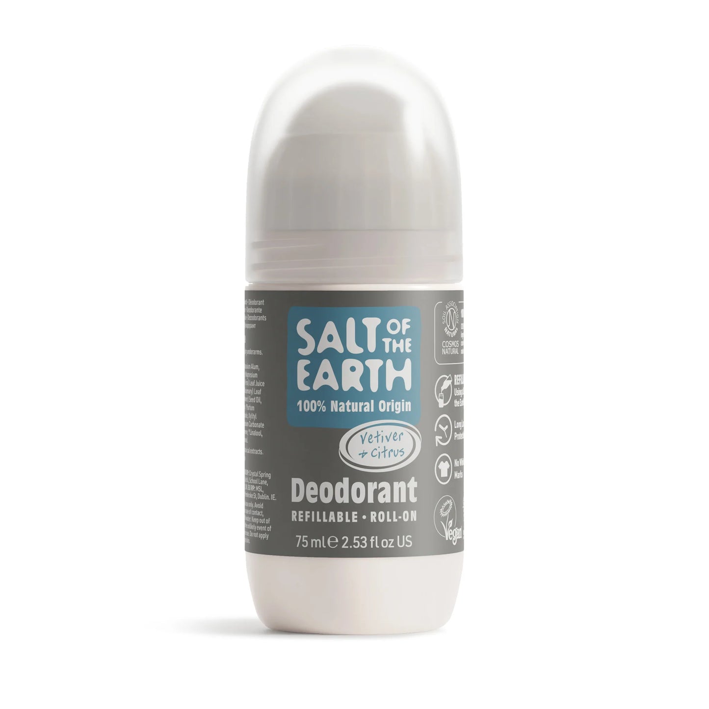 Salt Of The Earth Vetiver & Citrus Roll-On Deo