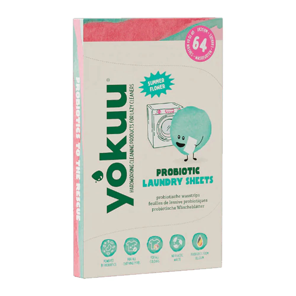 Yokuu Laundry Sheets Summer Flower (up to 64 washes)
