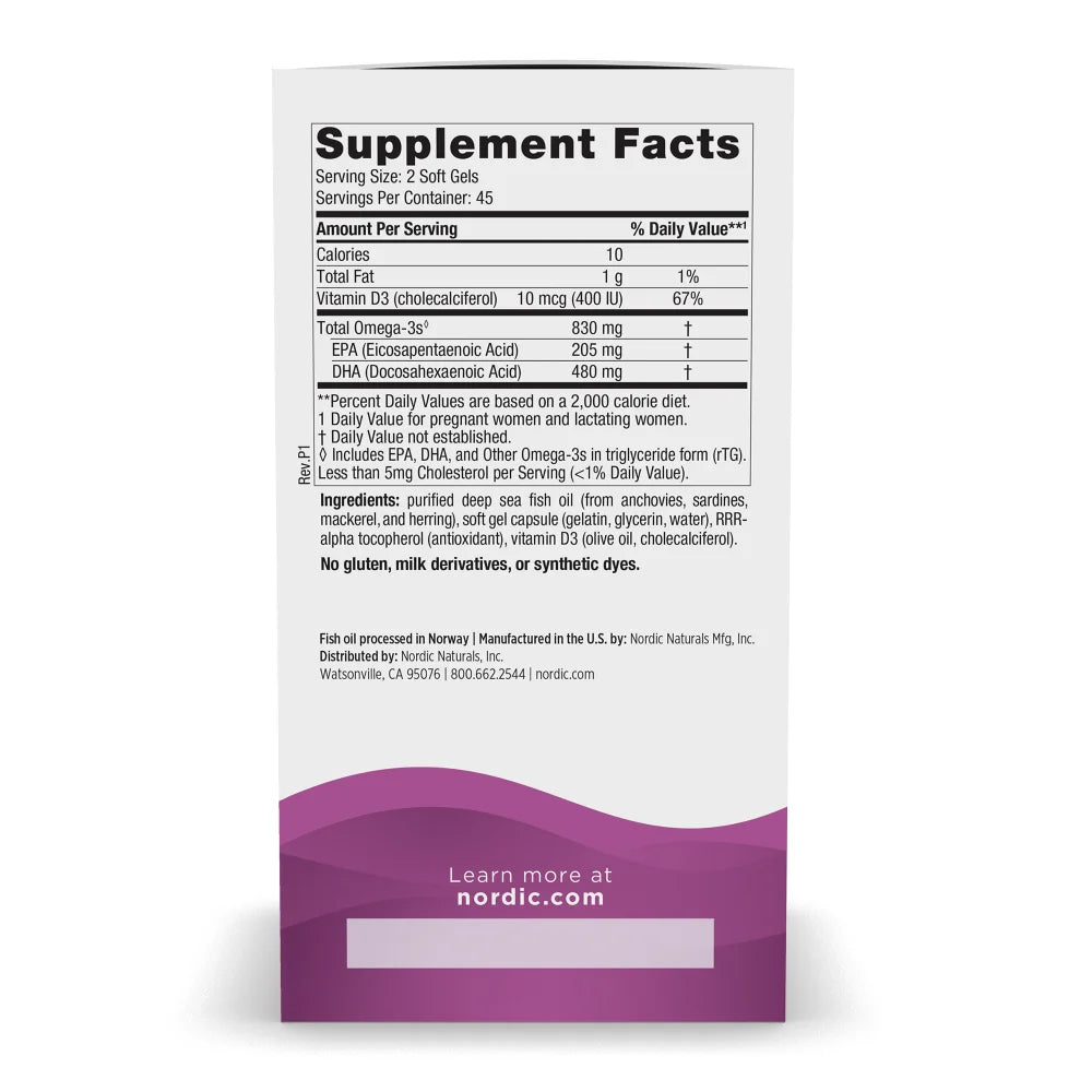 Nordic Naturals Prenatal DHA (90Softgels)