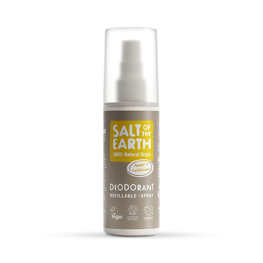 Salt Of The Earth Amber & Sandalwood Deodorant Spray