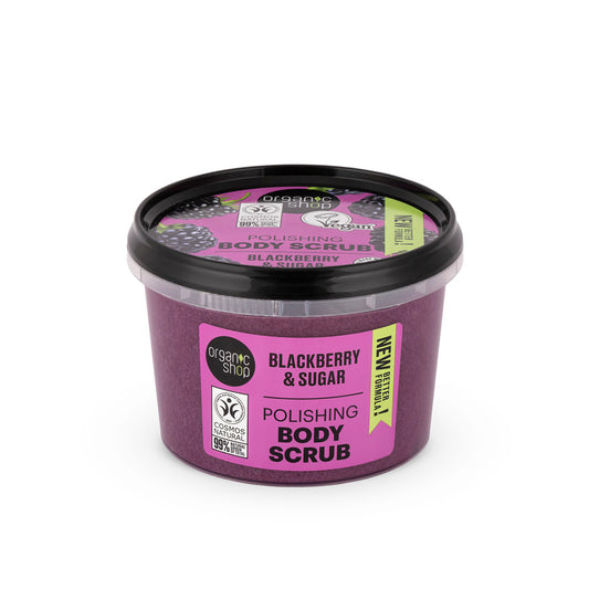 Organic Shop Body Scrub Blackberry