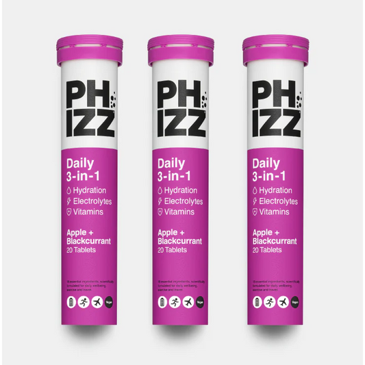 Phizz Apple & Blackcurrant 3-in-1 Effervescent 60's