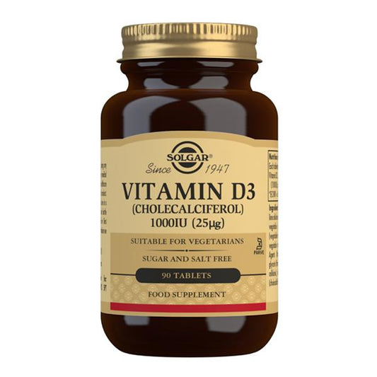 Solgar Vit D3 1000IU 90 Tablets