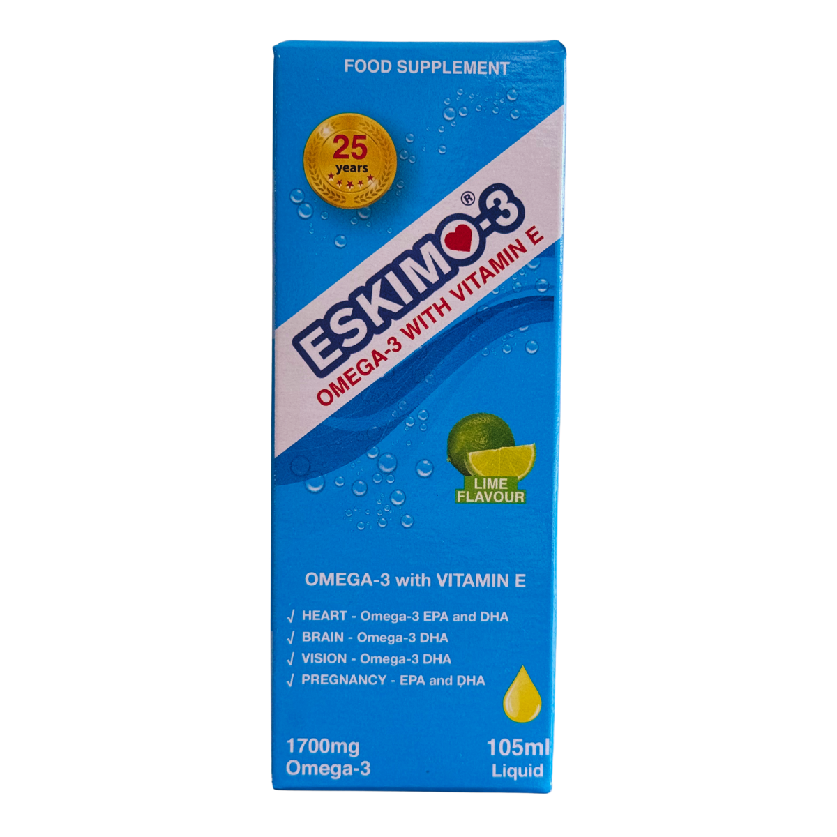 Eskimo-3 with Vitamin E Liquid 105ml