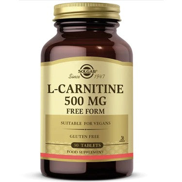 Solgar Maxi L-Carnitine 500mg 30 Tablets