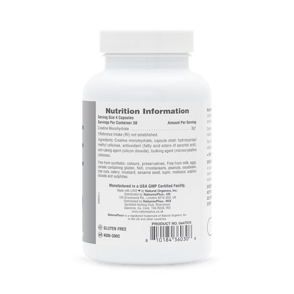 Natures Plus Creatine Monohydrate 120Capsules