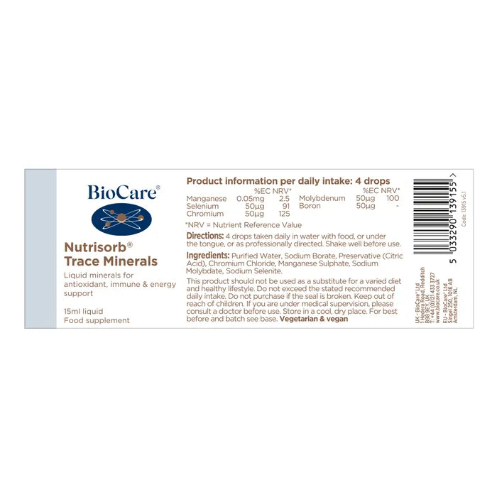 BioCare Trace Minerals