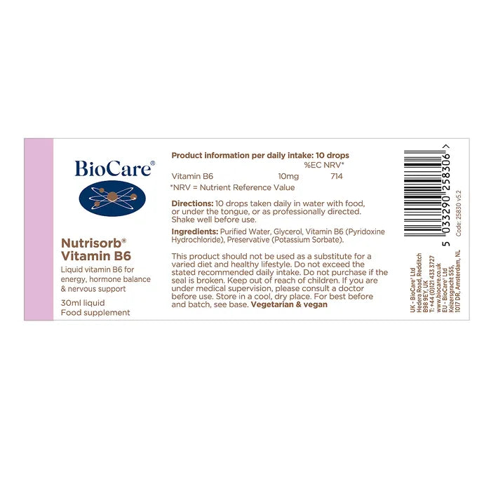 BioCare Vitasorb B6 (30ml)
