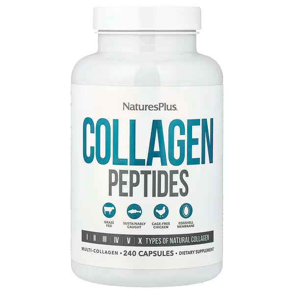 Natures Plus Collagen Peptides Capsules 240 Capsules