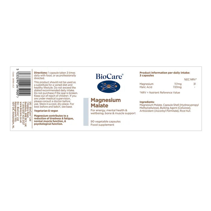 BioCare Magnesium Malate (90cps)