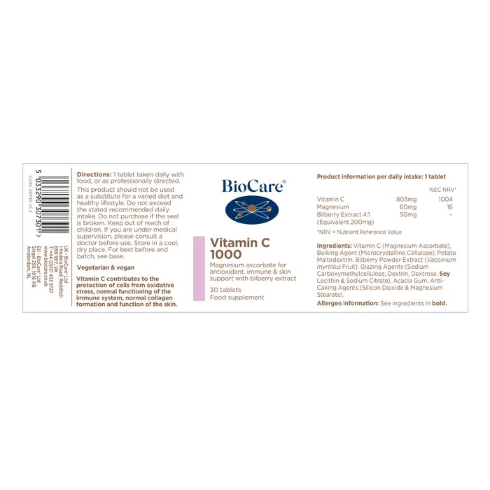 BioCare Vitamin C 1000MG