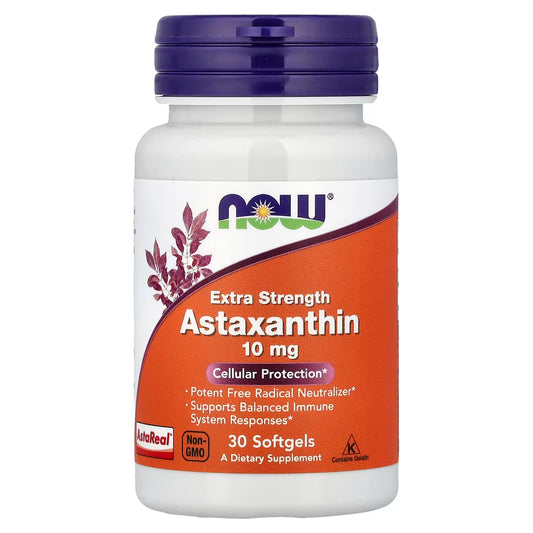 Now Astaxanthin 10mg 30 Softgel