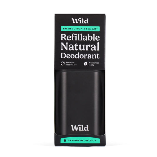 Wild Refillable Deodorant Cotton & Sea Salt