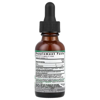 Nature's Answer Milk Thistle Alcohol Free 30ml