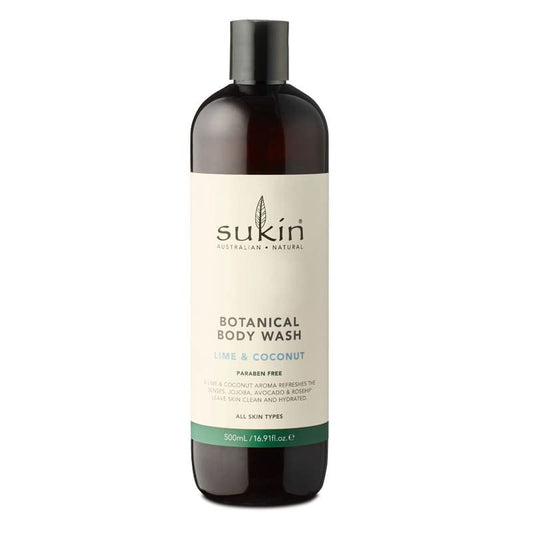 Sukin Botanical Body Wash Lime & Coconut 500ml