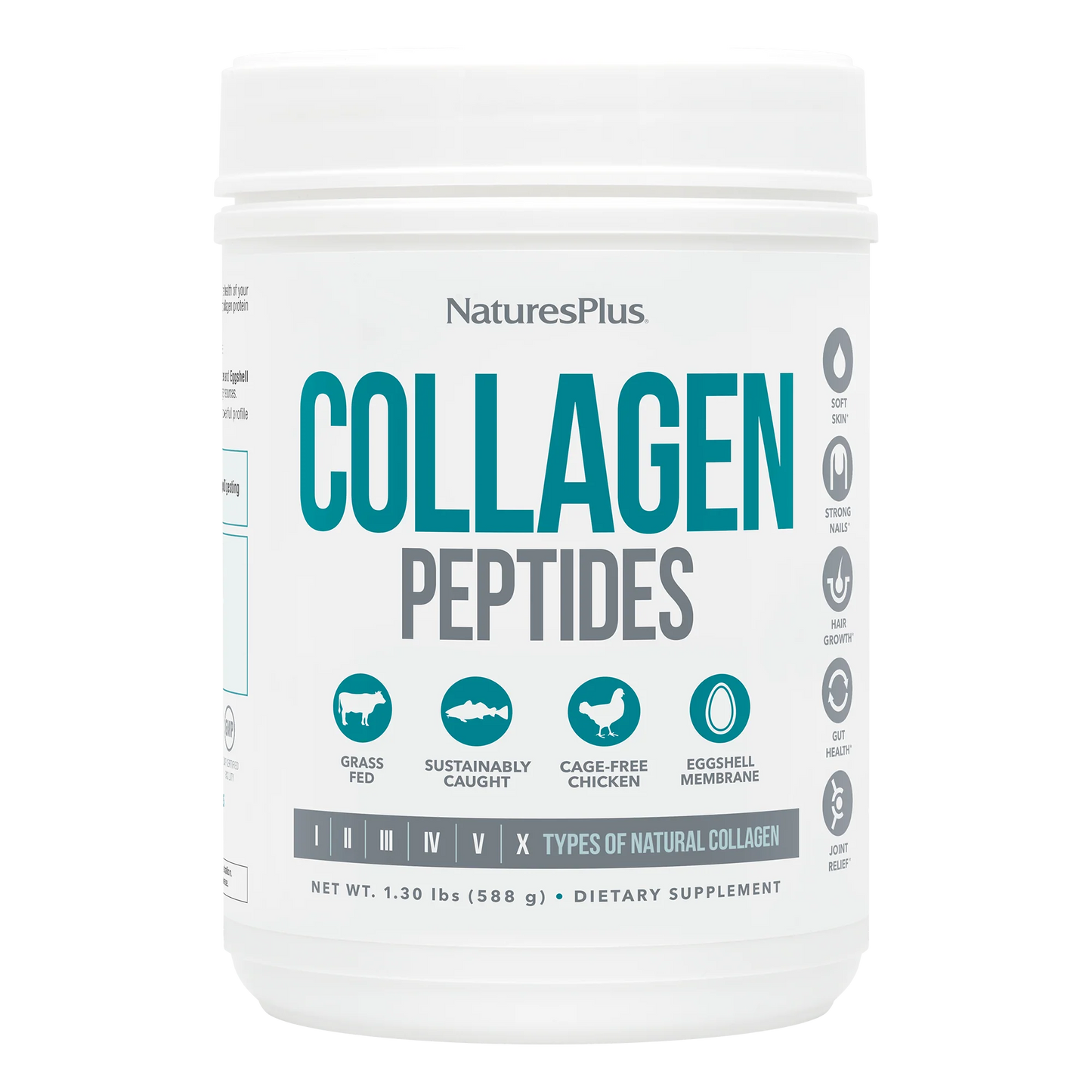 Nature's Plus Collagen Powder with Vit C 588g