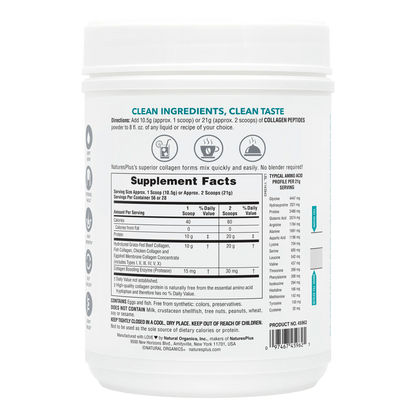 Nature's Plus Collagen Powder with Vit C 588g