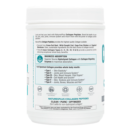 Nature's Plus Collagen Powder with Vit C 588g