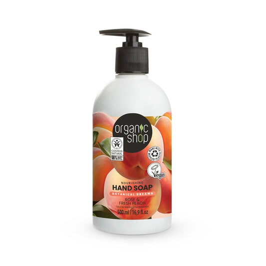 Organic Shop Hand Soap Rose & Peach