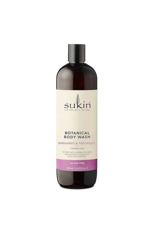 Sukin Bergamot & Patchouli Body Wash 500ml