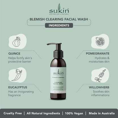 Sukin Blemish Control Wash 125ml