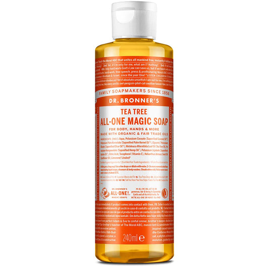 Dr. Bronner's Tea Tree Castile Liquid Soap 240ml