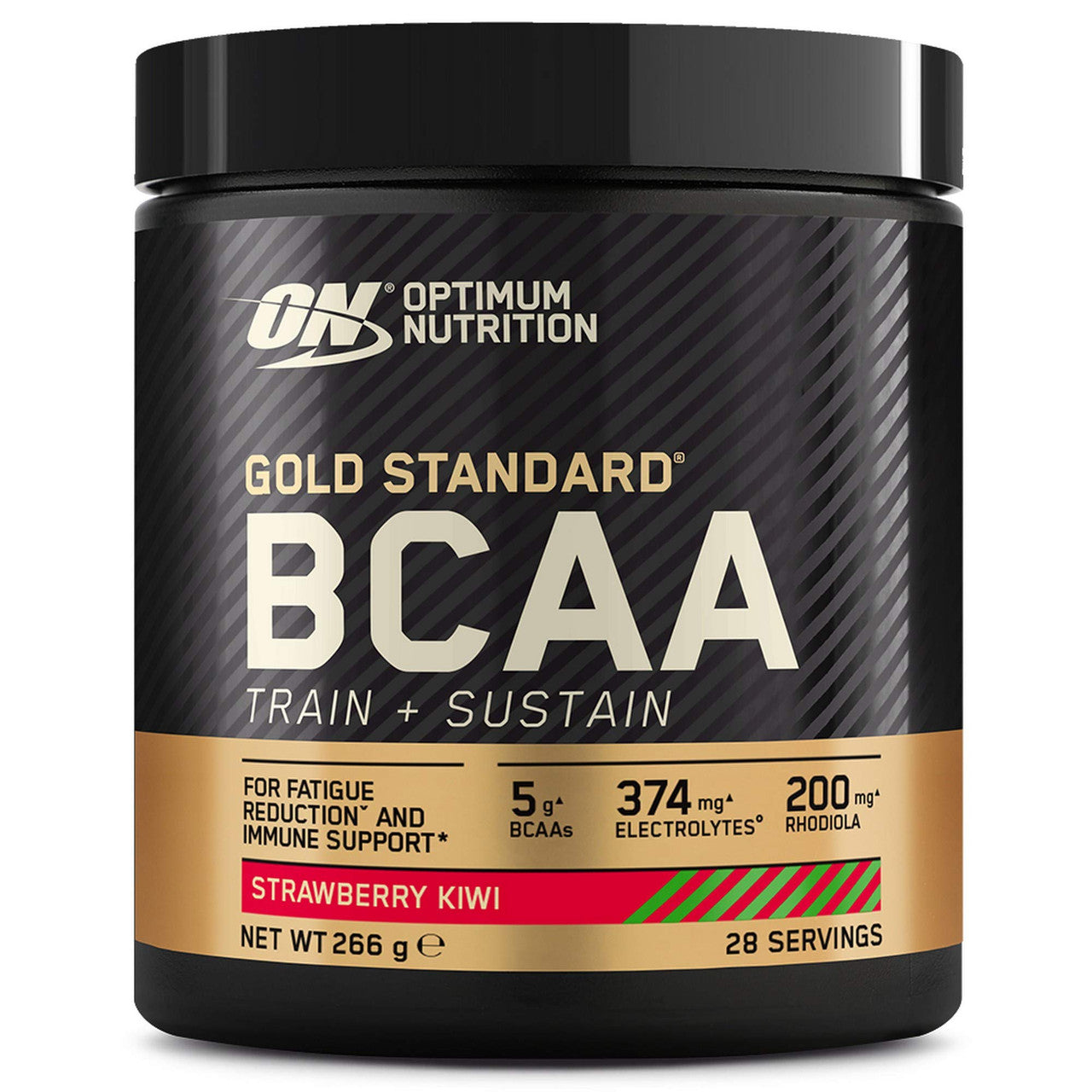Optimum Nutrition Gold Standard BCAA Train + Sustain Powder 266g - Strawberry Kiwi