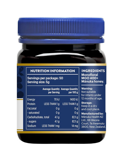 Manuka Honey MGO 400  250g