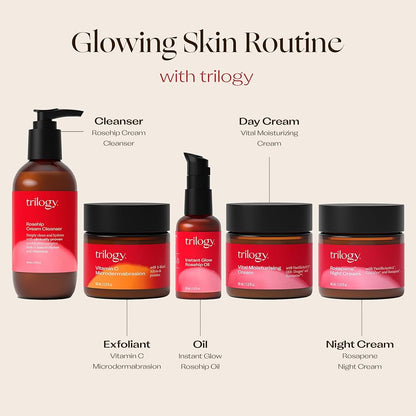 Trilogy Vital Moisturising Cream with Rosehip Oil - 60ml