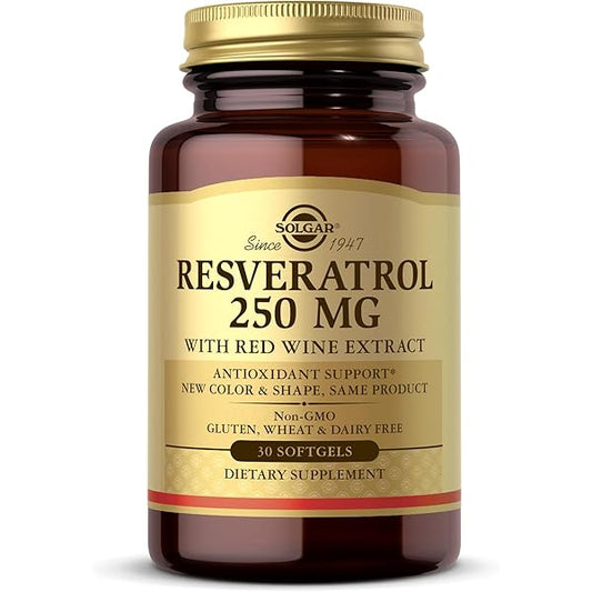 Solgar Resveratrol 2450mg 30 Softgels