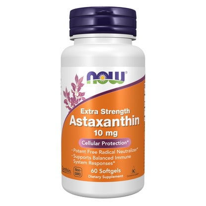 Now Extra Strength Astaxanthin 10mg 60Softgels