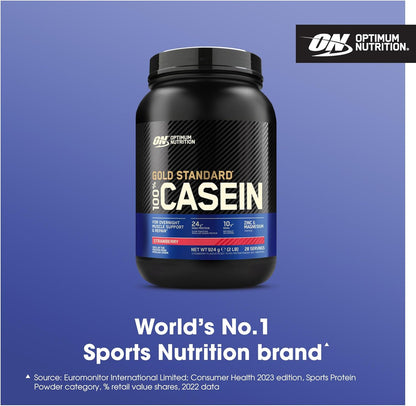 Optimum Nutrition Gold Standard 100% Casein Protein Powder - Strawberry