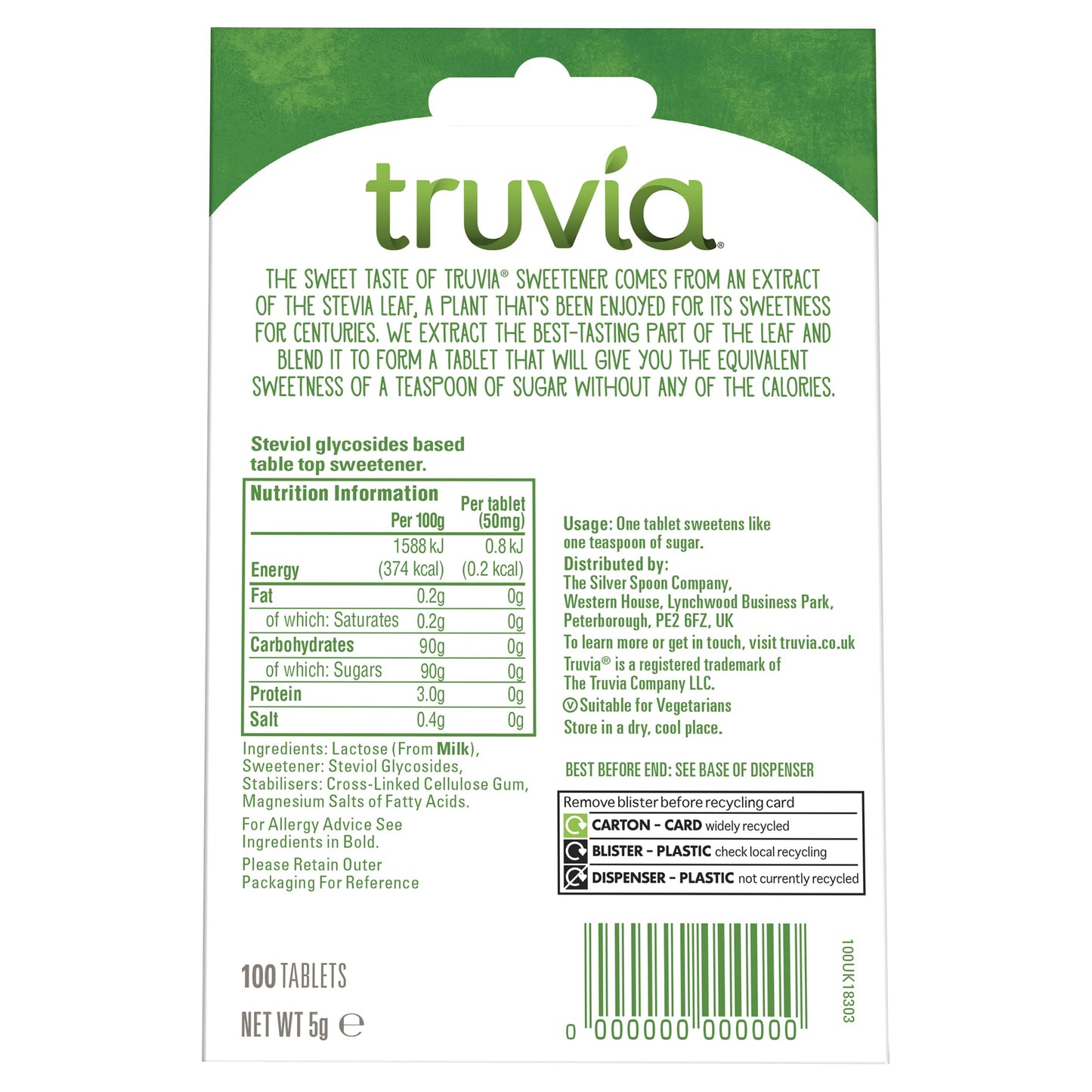 Truvia Stevia Tablets