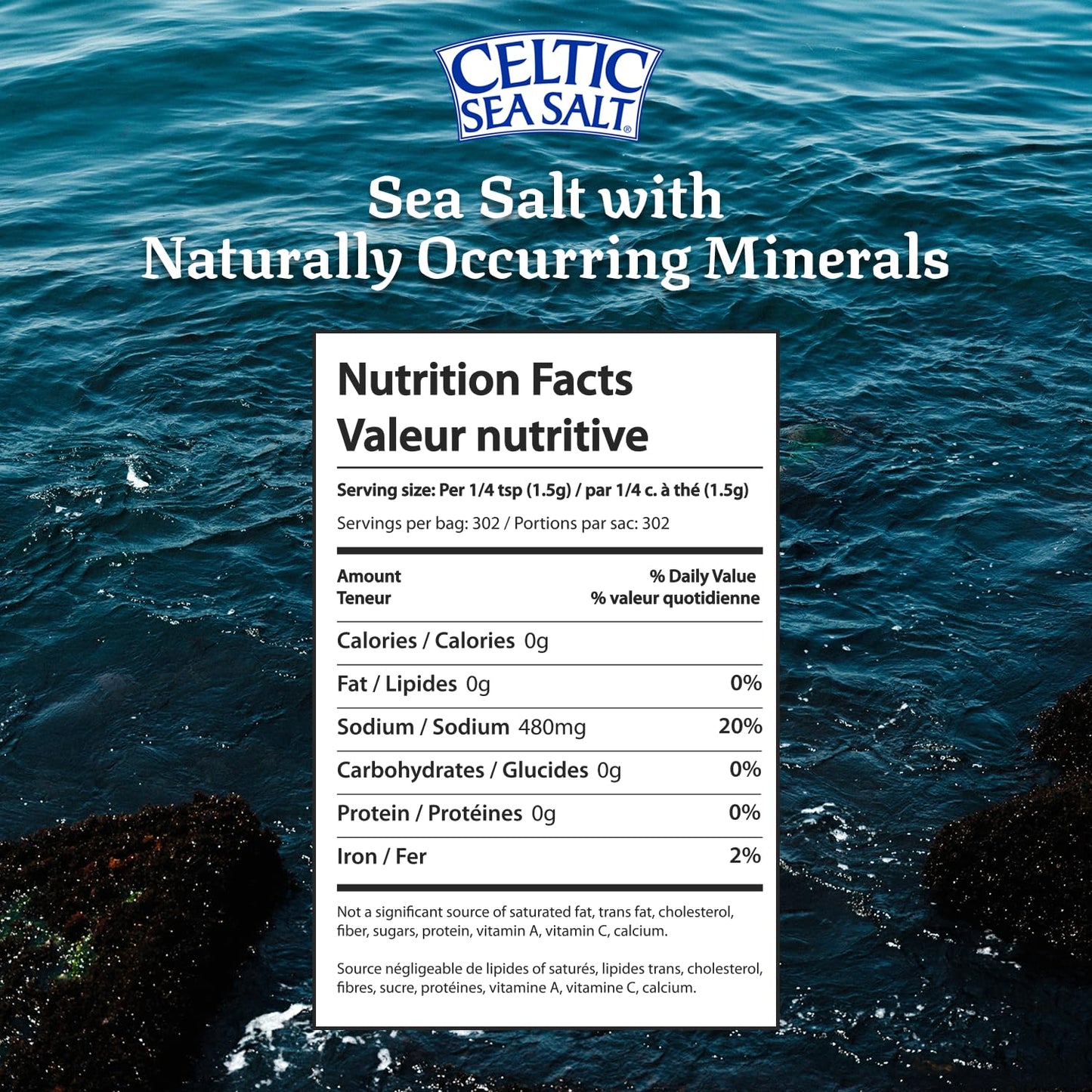 Celtic Sea Salt Light Grey 454g